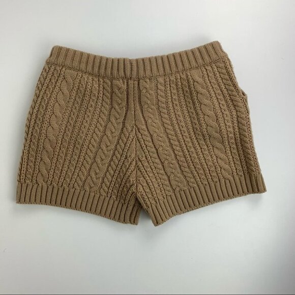 OAK  & Fort Beige Sweater Shorts - Picture 7 of 9